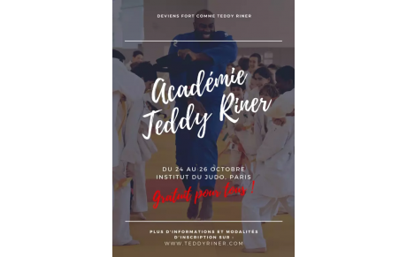 24 au 26/10 - Académie Teddy Riner